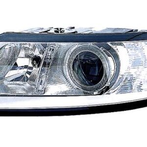 Faro Derecho Eléctrico  Con Motor  H7  H9  PY21W  W5W    FONDO GRIS PLATA