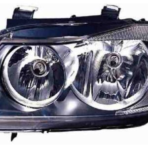 Faro Derecho Eléctrico  Con Motor  Negro  H7  +H7  PY21W  W5W  T. Z