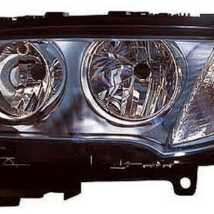 Faro Derecho Eléctrico  Con Motor  Negro  H7  +H7  PY24W  W5W