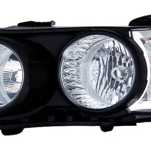 Faro Izquierdo Eléctrico  Con Motor  H1  H7  PY21W  W5W    BISEL NEGRO