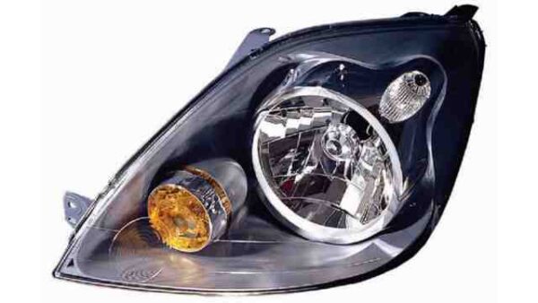 Faro Izquierdo Eléctrico  Con Motor  Gris  H4  P21W  W5W