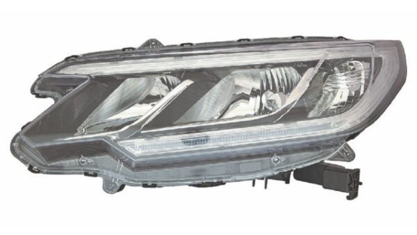 Faro Izquierdo Eléctrico  Con Motor  Negro  LED  H11  HB3  WY21W  T. ST