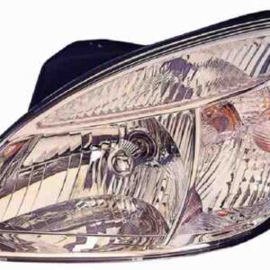 Faro Izquierdo Eléctrico  Con Motor  H4  PY21W  W5W     FONDO CROMO