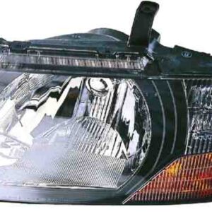 Faro Izquierdo Eléctrico  Negro  H4  W5W  W21W     FONDO NEGRO