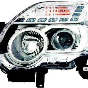 Faro Izquierdo Eléctrico  Negro  H1  H11  W5Wx2  WY21W    FONDO GRIS OSCURO