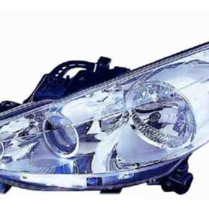 Faro Izquierdo Antiniebla Delantero  Eléctrico  Con Motor  Cromado  H1  H7  +H7  PY21W  W5W OPTICA CON LENTE