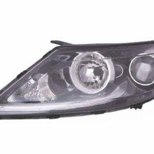 Faro Izquierdo Eléctrico  Negro  LED  H7  +H7  PY21W  T. SEO