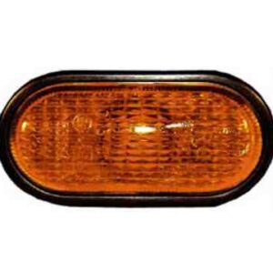 Piloto Lateral Reversible Sin Portalámpara(Grupo Óptico)  Ambar  Marco       CON MARCO NEGRO