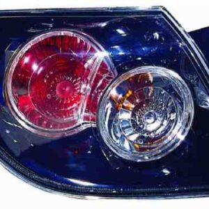 Piloto Trasero Izquierdo Con Portalámpara  Exterior  5 Puertas  W21/5W  WY21W FONDO NEGRO    PARA 07->09