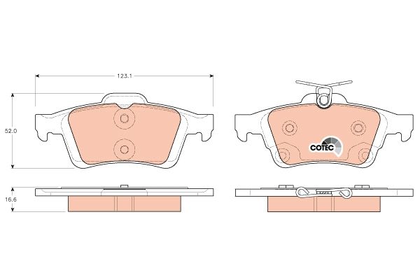 TRW PASTILLAS DE FRENO - GDB1938