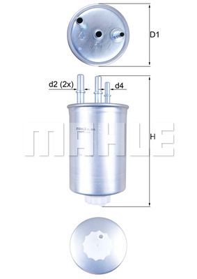 FILTRO DE COMBUSTIBLE - KL505