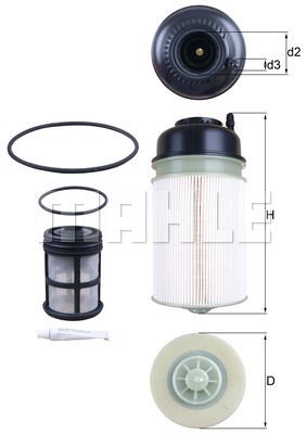 FILTRO DE COMBUSTIBLE - KX406KIT