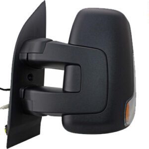 Retrovisor completo Izquierdo Espejo Angulo Muerto  Manual  Convexo  Con Intermitente  Sonda Temperatura  Brazo Corto  1 Conector  W16W  4 PINS