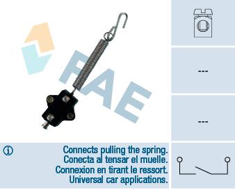 FAE INTERRUPTOR LUZ DE STOP MECÃNIC - 23010