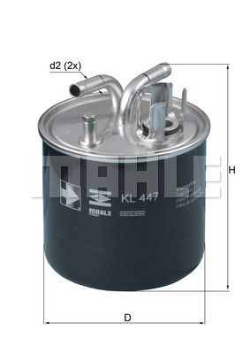 FILTRO DE COMBUSTIBLE - KL447
