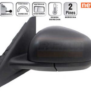 Retrovisor completo Izquierdo Mecánico  Asférico