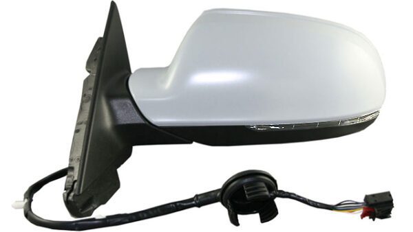 Retrovisor completo Derecho Eléctrico  Convexo  Térmico  Imprimado  Con Intermitente  8 PINS