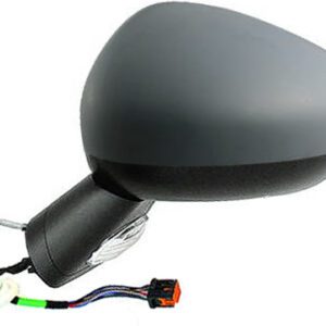 Retrovisor completo Izquierdo Eléctrico  Convexo  Térmico  Imprimado  Con Intermitente  Base Negra  7 PINS