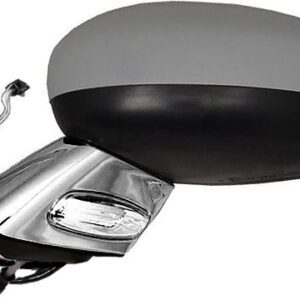 Retrovisor completo Izquierdo Eléctrico  Convexo  Térmico  Imprimado  Abatible Eléctrico  Con Intermitente  Base Cromada  9 PINS