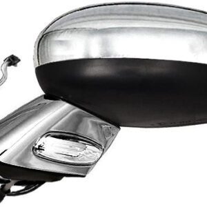 Retrovisor completo Izquierdo Eléctrico  Convexo  Con Intermitente  Cromado  Base Cromada  5 PINS