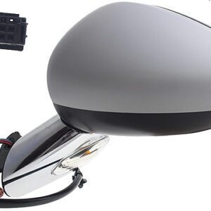 Retrovisor completo Izquierdo Eléctrico  Convexo  Térmico  Imprimado  Con Intermitente  Base Cromada  7 PINS