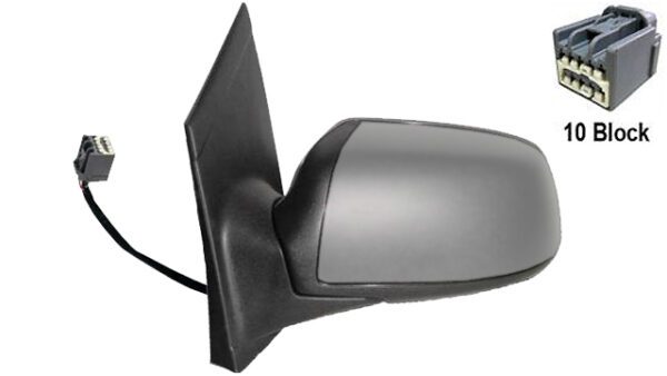Retrovisor completo Derecho Eléctrico  Convexo  Térmico  Imprimado  Abatible Eléctrico  7 PINS