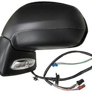 Retrovisor completo Derecho Eléctrico  Convexo  Térmico  Con Intermitente  Sonda Temperatura  Base Negra  7 Pins  BASE/CARCASA/MARCO TEXTURIZADO