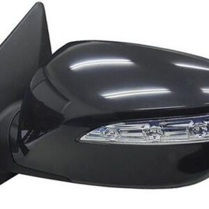 Retrovisor completo Derecho Eléctrico  Convexo  Térmico  Imprimado  Con Intermitente  Glossy black