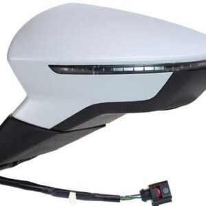 Retrovisor completo Izquierdo Eléctrico  Convexo  Térmico  Imprimado  Con Intermitente  6 PINS