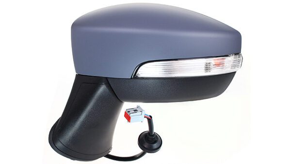 Retrovisor completo Derecho Eléctrico  Asférico  Imprimado  Con Intermitente  5 PINS