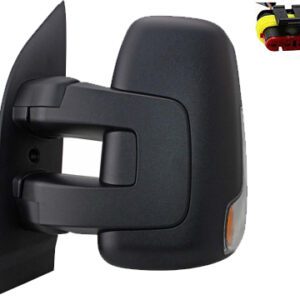 Retrovisor completo Derecho Espejo Angulo Muerto  Eléctrico  Convexo  Térmico  Con Intermitente  Brazo Corto  W16W  7 PINS   2 CONECTOR