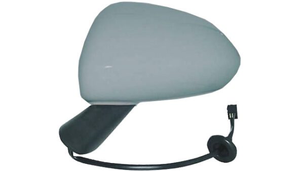 Retrovisor completo Derecho Eléctrico  Convexo  Imprimado  Base Negra  3 Pins