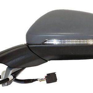 Retrovisor completo Derecho Eléctrico  Convexo  Térmico  Imprimado  Con Intermitente  Con Luz de Cortesía  Con Memoria  11 PINS