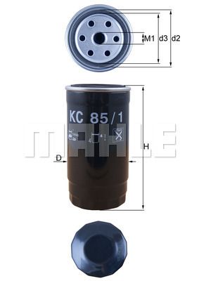 FILTRO DE COMBUSTIBLE - KC85/1