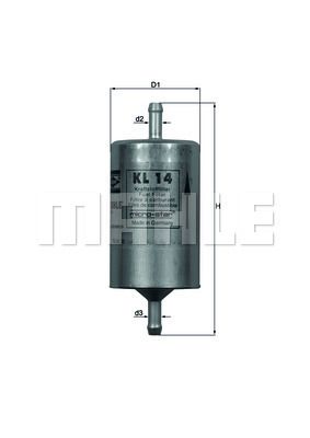 FILTRO DE COMBUSTIBLE - KL14