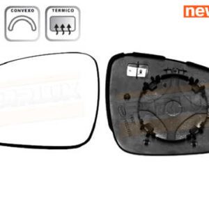 Cristal+Base Izquierdo Convexo  Térmico  2 Pins