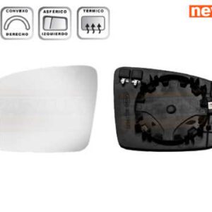 Cristal+Base Izquierdo Asférico  Térmico  2 Pins