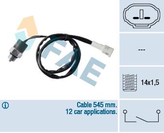 FAE INTERRUPTOR DE LUZ MARCHA ATRÃS - 40765