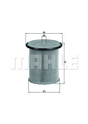 FILTRO DE COMBUSTIBLE - KX74