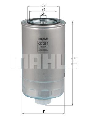 FILTRO DE COMBUSTIBLE - KC214