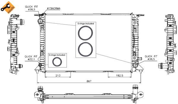 NRF RADIADOR - 53719