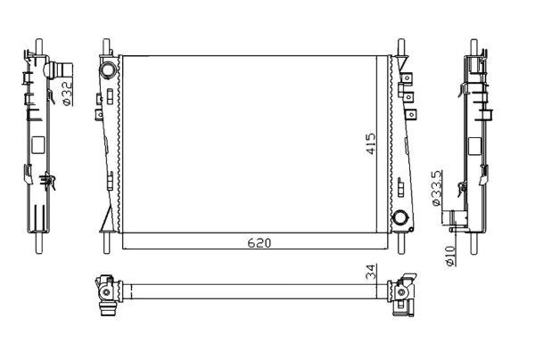 NRF RADIADOR - 53782