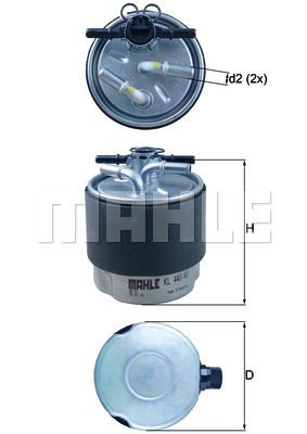 FILTRO DE COMBUSTIBLE - KL440/41