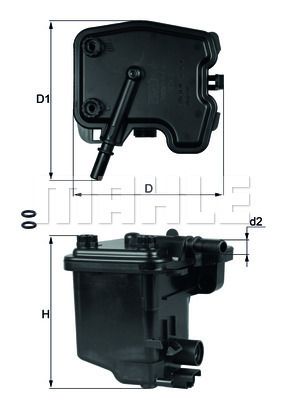 FILTRO DE COMBUSTIBLE - KL431D