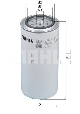 FILTRO DE COMBUSTIBLE - KC75