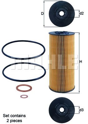 FILTRO DE ACEITE - OX137D1/S