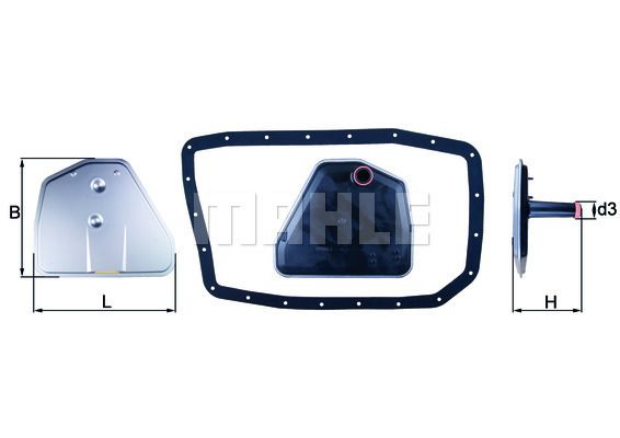 FILTRO HIDRAULICO TRANSMISION AUTOM - HX162D