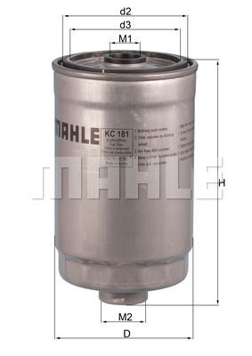 FILTRO DE COMBUSTIBLE - KC181