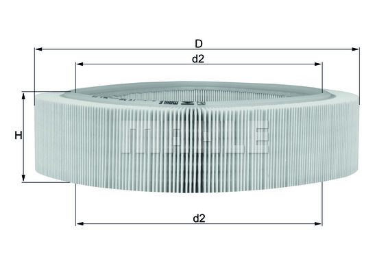 FILTRO DE AIRE - LX346