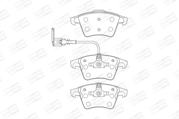 CHAMPION PASTILLA DE FRENOS - 573160CH